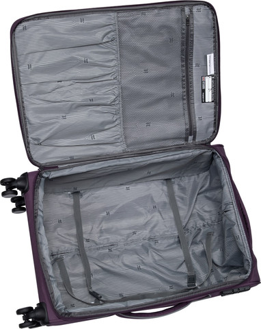 סט מזוודות בד קלות 3 יח' 30/25/20 מבית IT Luggage דגם TELEPORTED בצבע סגול שזיף